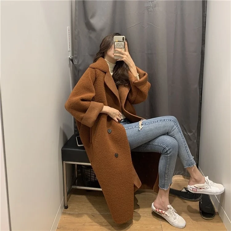 Autumn and Winter Solid Color Warm Coat Foreign Style Small Man Medium Long Sleeve Double Breasted Coat X2225
Autumn and Winter Solid Color Warm Coat Foreign Style Small Man Medium Long Sleeve Double Breasted Coat X2225