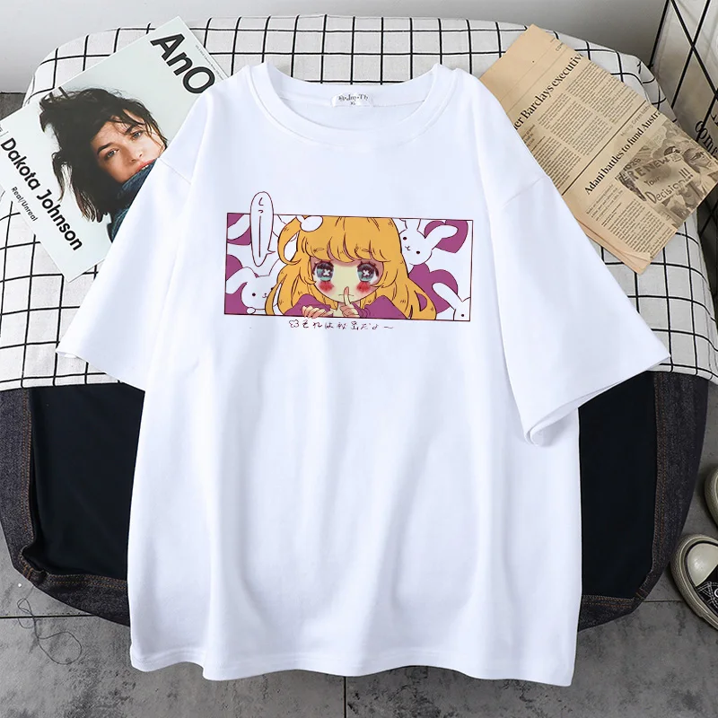 Sweet Girls Cartoon Oversized T-Shirt Japanese Streetwear Harajuku New Anime Women T-Shirt Gothic Kawaii Casual Loose Tops
Sweet Girls Cartoon Oversized T-Shirt Japanese Streetwear Harajuku New Anime Women T-Shirt Gothic Kawaii Casual Loose Tops