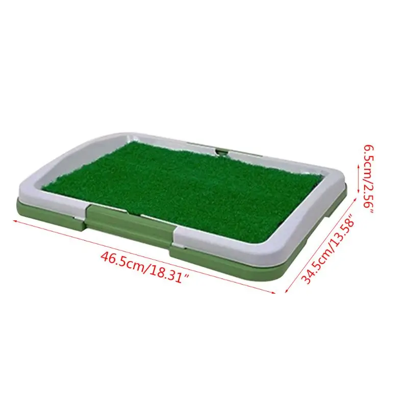 

Artificial Grass Bathroom Mat for Puppies and Small Pets- Portable Potty for Indoor and Outdoor Use Dog Pet Pott