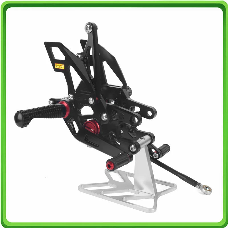 Полный комплект задних подножек REV RACING для Kawasaki Ninja ZX10R ZX 10R ZX-10R 2004-2005, черные колышки
Полный комплект задних подножек REV RACING для Kawasaki Ninja ZX10R ZX 10R ZX-10R 2004-2005, черные колышки