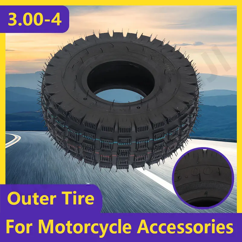 3.00-4 Outer Tire 10 Inch Off-Road Tyre 3.00-4 (10"x3") (260x85) Mini ATV Quad Pocket Bike Part for Electric Scooter Accessories
3.00-4 Outer Tire 10 Inch Off-Road Tyre 3.00-4 (10"x3") (260x85) Mini ATV Quad Pocket Bike Part for Electric Scooter Accessories