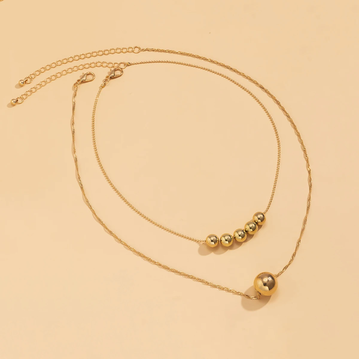 PuRui Layered Chain With CCB Ball Pendants Necklace for Women Fashion Gold/Silver Color Choker Necklace on the Neck 2021 Jewelry
PuRui Layered Chain With CCB Ball Pendants Necklace for Women Fashion Gold/Silver Color Choker Necklace on the Neck 2021 Jewelry
