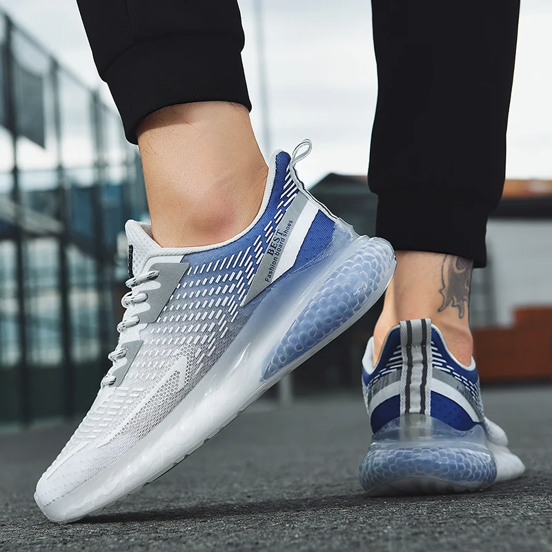 Men's Sports Shoes 2021 High Quality All-match Popcorn Mesh Light and Breathable Fashion Casual Shoes Outdoor Running Shoes
Men's Sports Shoes 2021 High Quality All-match Popcorn Mesh Light and Breathable Fashion Casual Shoes Outdoor Running Shoes
