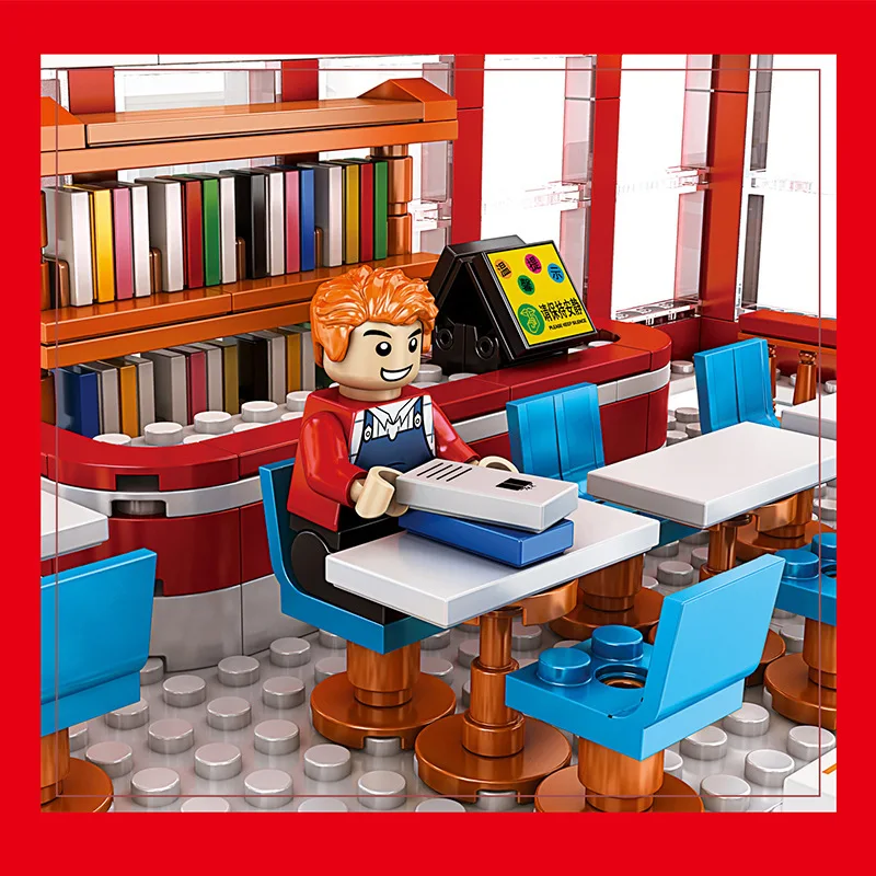 86003 2353pcs Street View Series Zhonghua Bookstore Architecture Model Building Blocks Bricks Birthday Gifts Toys for Kids 
86003 2353pcs Street View Series Zhonghua Bookstore Architecture Model Building Blocks Bricks Birthday Gifts Toys for Kids