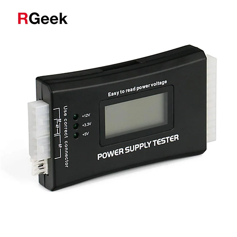 Digital LCD Display PC Computer 20/24 Pin Power Supply Tester Checker Power Measuring Diagnostic Tester Tools
Digital LCD Display PC Computer 20/24 Pin Power Supply Tester Checker Power Measuring Diagnostic Tester Tools