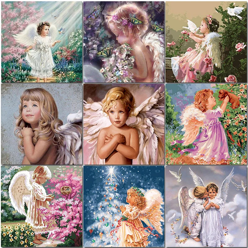Oil Painting By Numbers On Canvas With Frame Angel HandPainted Acrylic Picture Coloring By Numbers Kid Home Decor Diy Gift Art
Oil Painting By Numbers On Canvas With Frame Angel HandPainted Acrylic Picture Coloring By Numbers Kid Home Decor Diy Gift Art