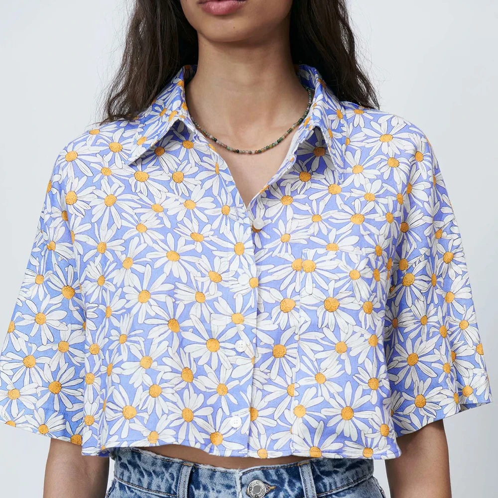 Летняя Новинка 2021, женская модная свободная и универсальная льняная короткая рубашка Unizera с отложным воротником и принтом
Летняя Новинка 2021, женская модная свободная и универсальная льняная короткая рубашка Unizera с отложным воротником и принтом