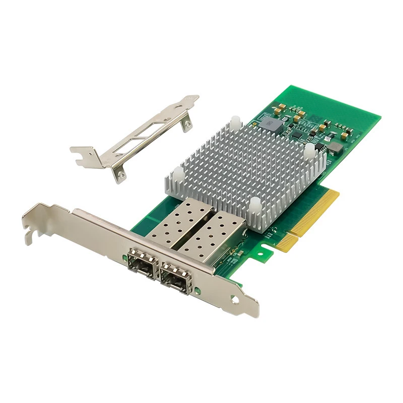 PCI-E Двухпортовая оптическая сетевая карта PCI-E X8 X520 5.0gt/S 10GbE SFP + двухпортовый SFP сервер NIC
PCI-E Двухпортовая оптическая сетевая карта PCI-E X8 X520 5.0gt/S 10GbE SFP + двухпортовый SFP сервер NIC