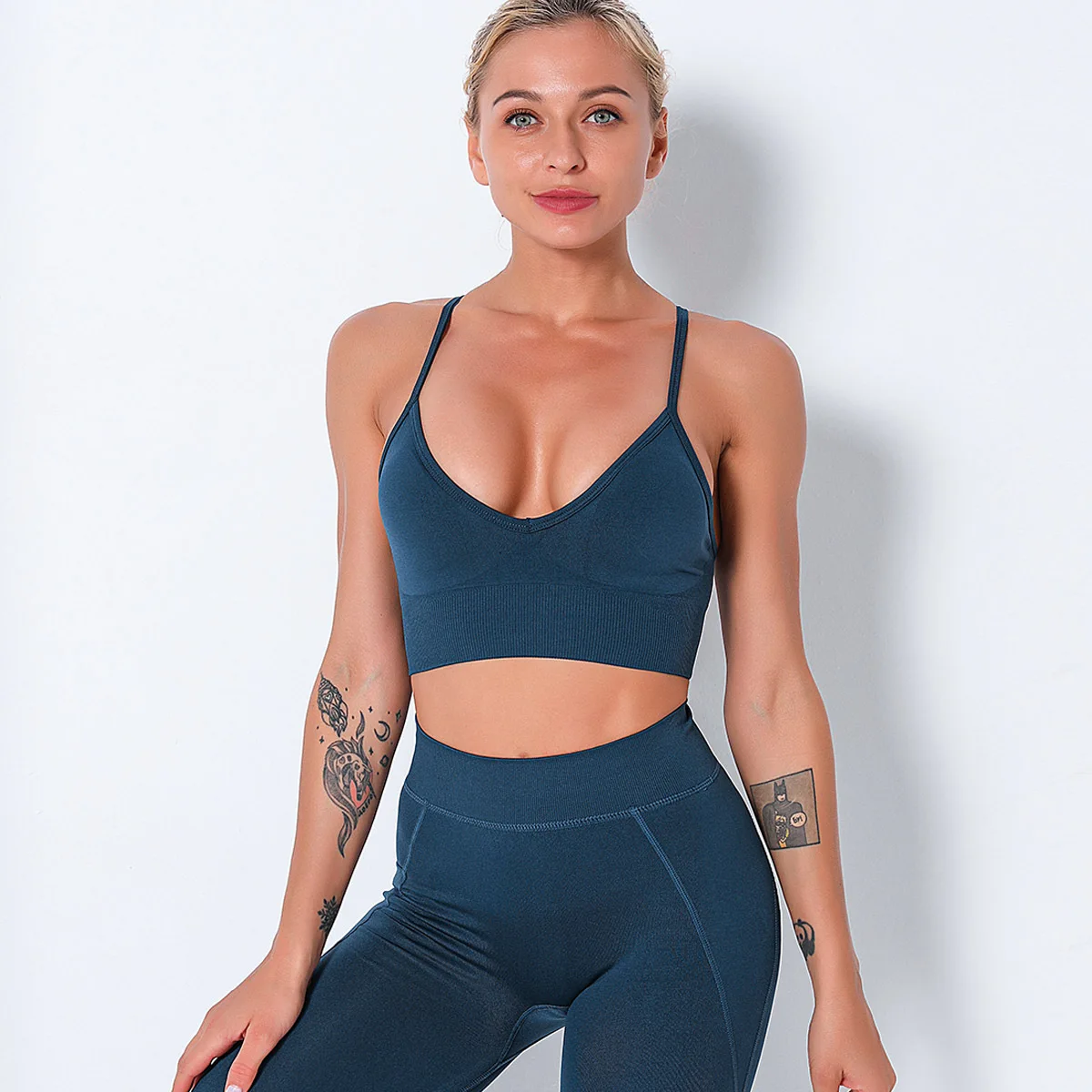 Elastic Soft Sexy Small V-Neck Sling Beauty Back Sports Underwear Fitness Running Outside Yoga Wear Vest Type Shockproof Bra
Elastic Soft Sexy Small V-Neck Sling Beauty Back Sports Underwear Fitness Running Outside Yoga Wear Vest Type Shockproof Bra