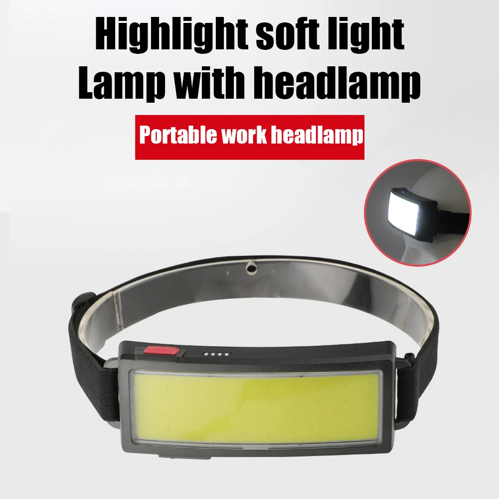 Outdoor Portable COB LED Headlight USB Rechargeable Strong Headlamp Head-Wear Warning Lantern Flashlight for Cycling Camping
Outdoor Portable COB LED Headlight USB Rechargeable Strong Headlamp Head-Wear Warning Lantern Flashlight for Cycling Camping