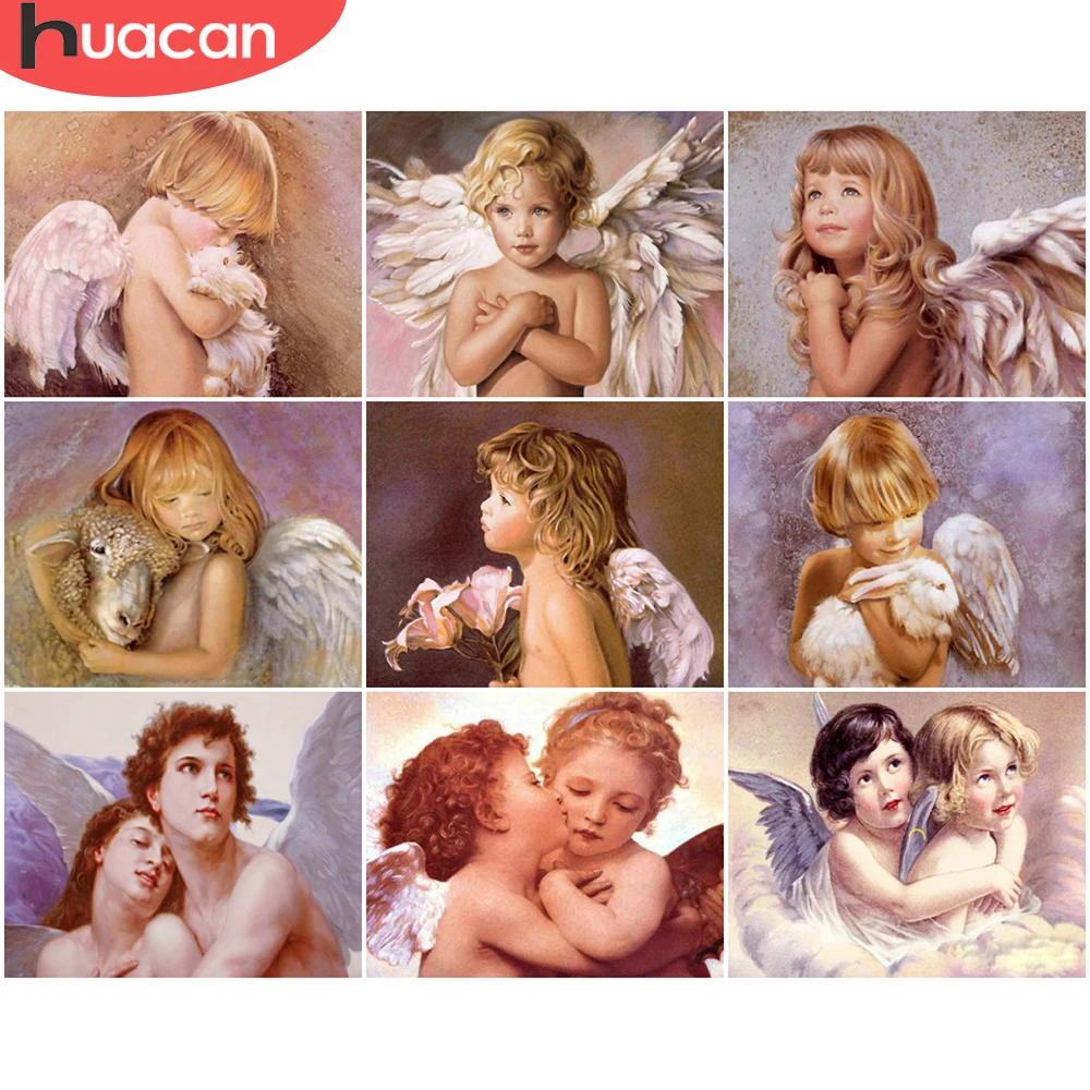 HUACAN Picture By Numbers Portrait Modern DIY Frame Handpainted Canvas Coloring By Numbers Angel For Home Decoration
HUACAN Picture By Numbers Portrait Modern DIY Frame Handpainted Canvas Coloring By Numbers Angel For Home Decoration