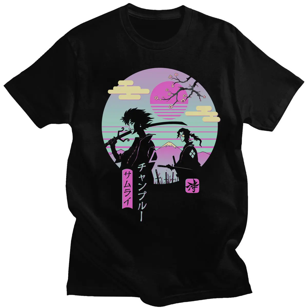 2021 Summer New Samurai Chillhop Harajuku Prints Male Tops Cotton Summer T Shirt Crewneck Loose Tee Clothes Vintage Casual Tops
2021 Summer New Samurai Chillhop Harajuku Prints Male Tops Cotton Summer T Shirt Crewneck Loose Tee Clothes Vintage Casual Tops