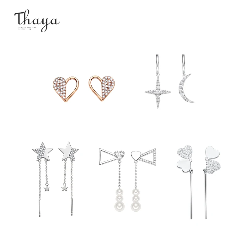 Thaya 925 Silver Earrings Stud Best Friends Design Earrings Star Earring Crystal For Women Sterling Silver Jewelry Gift Fine Jew
Thaya 925 Silver Earrings Stud Best Friends Design Earrings Star Earring Crystal For Women Sterling Silver Jewelry Gift Fine Jew