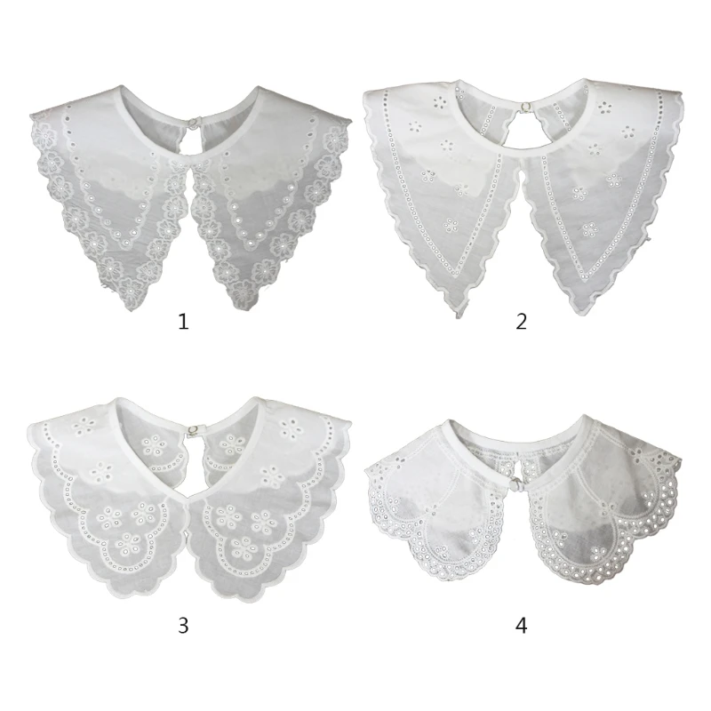 1 Piece Fashionable Women Fake Detachable Shirt Embroidered Decorative Collar False Blouse Top Women Clothes Accessories
1 Piece Fashionable Women Fake Detachable Shirt Embroidered Decorative Collar False Blouse Top Women Clothes Accessories