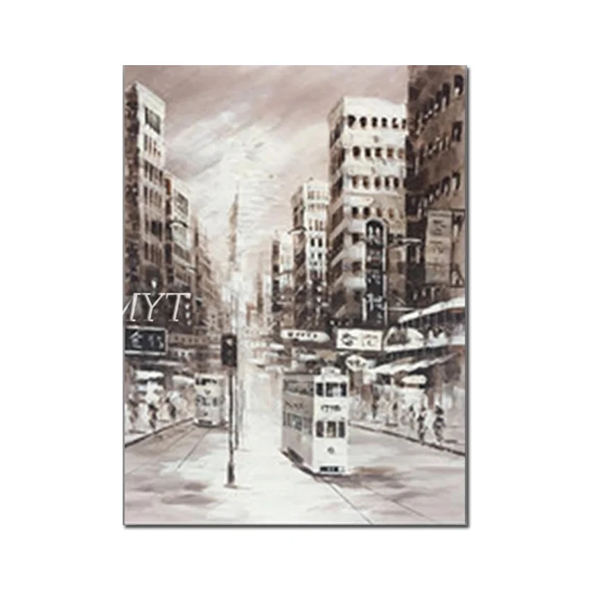 Unframed Gray Buliding Oil Painting on Canvas Wall Pictures for Living Room Decor High Quality Art Palette Knife Painting
Unframed Gray Buliding Oil Painting on Canvas Wall Pictures for Living Room Decor High Quality Art Palette Knife Painting