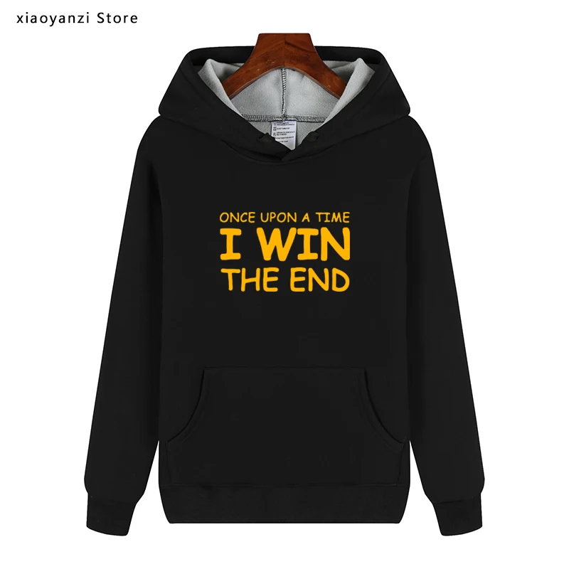 Casual I WIN THE END Letter Hoodies Creative Men Black Cotton Sweatshirts Fashion Winter Autumn Style Funny Pullovers SL-370-44
Casual I WIN THE END Letter Hoodies Creative Men Black Cotton Sweatshirts Fashion Winter Autumn Style Funny Pullovers SL-370-44