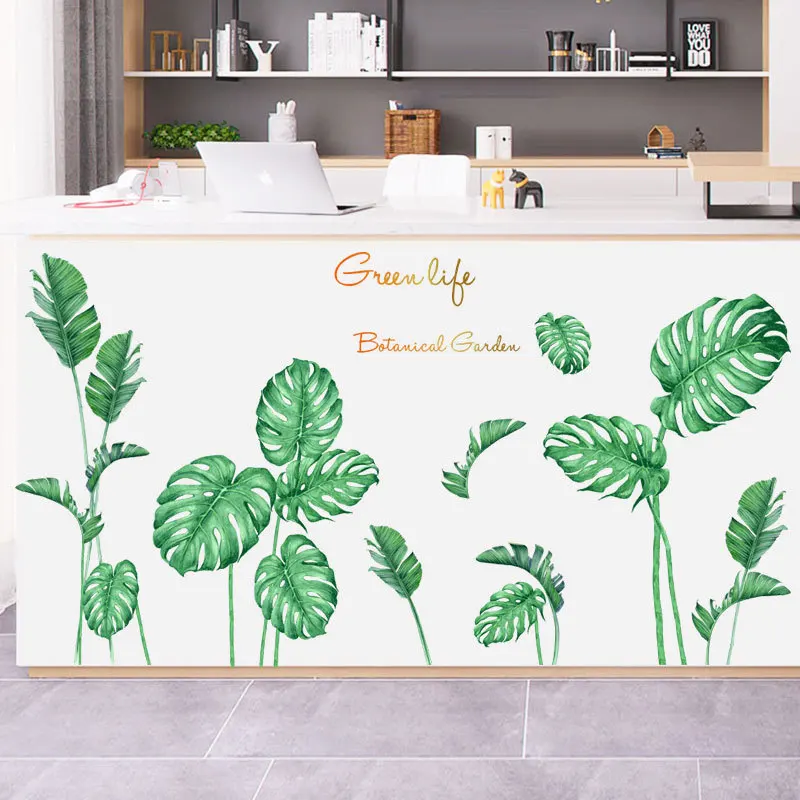 Green Leaves Wall Sticker Living room Bedroom Sofa TV Background Wall Decals Removable Plants Baseboard Art Murals Home Decor
Green Leaves Wall Sticker Living room Bedroom Sofa TV Background Wall Decals Removable Plants Baseboard Art Murals Home Decor