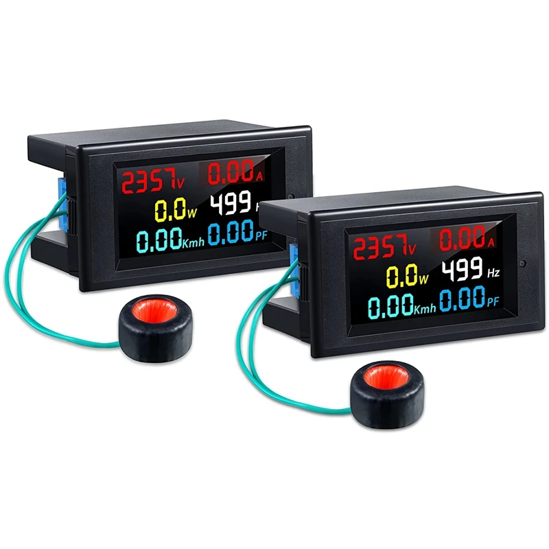 2 Pieces AC Display Meter, 80-300V 100A Digital Multimeter Voltmeter Voltage Current Power Factor Voltmeter 220V
2 Pieces AC Display Meter, 80-300V 100A Digital Multimeter Voltmeter Voltage Current Power Factor Voltmeter 220V