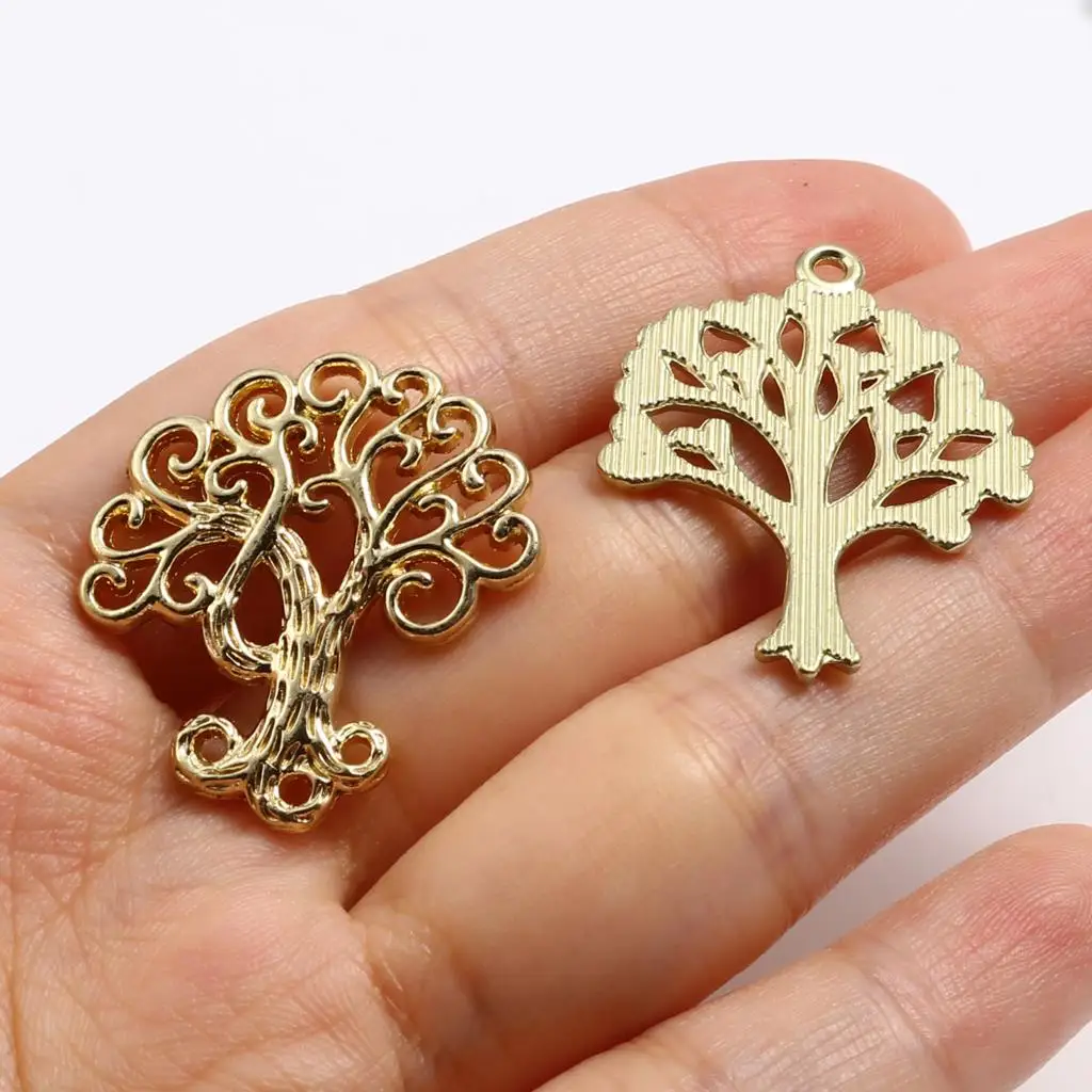 20 PCs Multistyle Tree Charm Pendants Hollow Tree of Life Classic Charms For Women Bracelets Necklace Earrings Making Handmade
20 PCs Multistyle Tree Charm Pendants Hollow Tree of Life Classic Charms For Women Bracelets Necklace Earrings Making Handmade