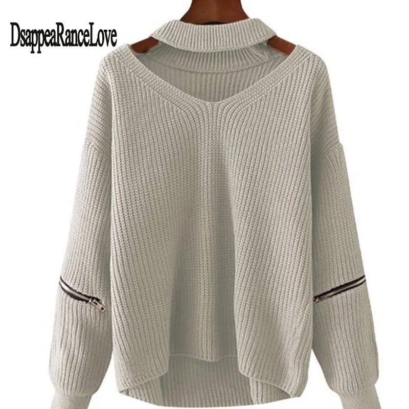 2021 Women Sweater Autumn Winter New Sexy Sweater Korean Version Slim Fit Pullover Sweater Hollow V Neck Turtleneck Sweater
2021 Women Sweater Autumn Winter New Sexy Sweater Korean Version Slim Fit Pullover Sweater Hollow V Neck Turtleneck Sweater