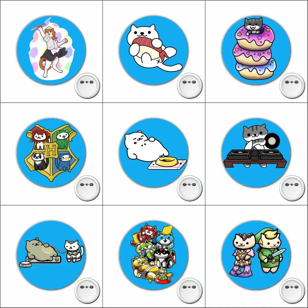 1pcs Game Neko Atsume Cosplay Badge Cartoon Cute cat Brooch Pins for Backpacks bags Badges Button Clothes Accessories
1pcs Game Neko Atsume Cosplay Badge Cartoon Cute cat Brooch Pins for Backpacks bags Badges Button Clothes Accessories