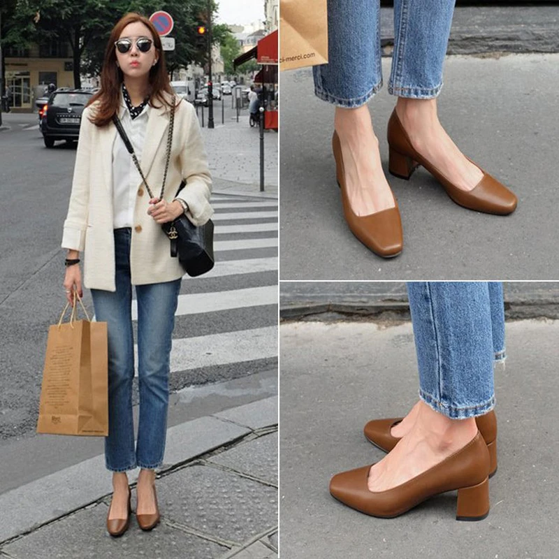 2022 Spring Autumn Square Toe Wear-Resistant Shoes Women High Heel Trend All-Match Comfortable Outdoor Ladies Shoe Tacones Mujer
2022 Spring Autumn Square Toe Wear-Resistant Shoes Women High Heel Trend All-Match Comfortable Outdoor Ladies Shoe Tacones Mujer
