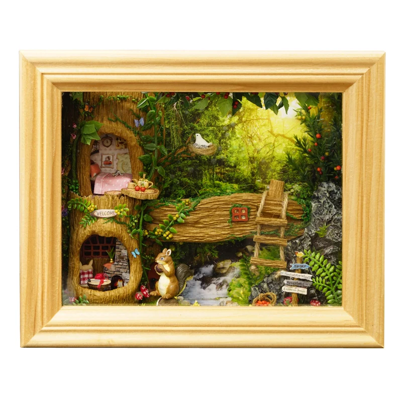 Assemble DIY Doll House Toy Wooden Miniatura Doll Houses With Furniture LED Lights Christmas house and Birthday Gift W006
Assemble DIY Doll House Toy Wooden Miniatura Doll Houses With Furniture LED Lights Christmas house and Birthday Gift W006