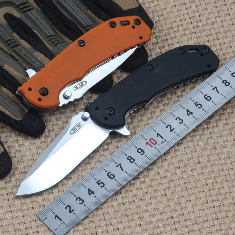 

Новое поступление ZT0566 Складной Карманный Походный нож D2 лезвие G10 рукоятка Охота Выживание Тактические универсальные ножи EDC инструменты