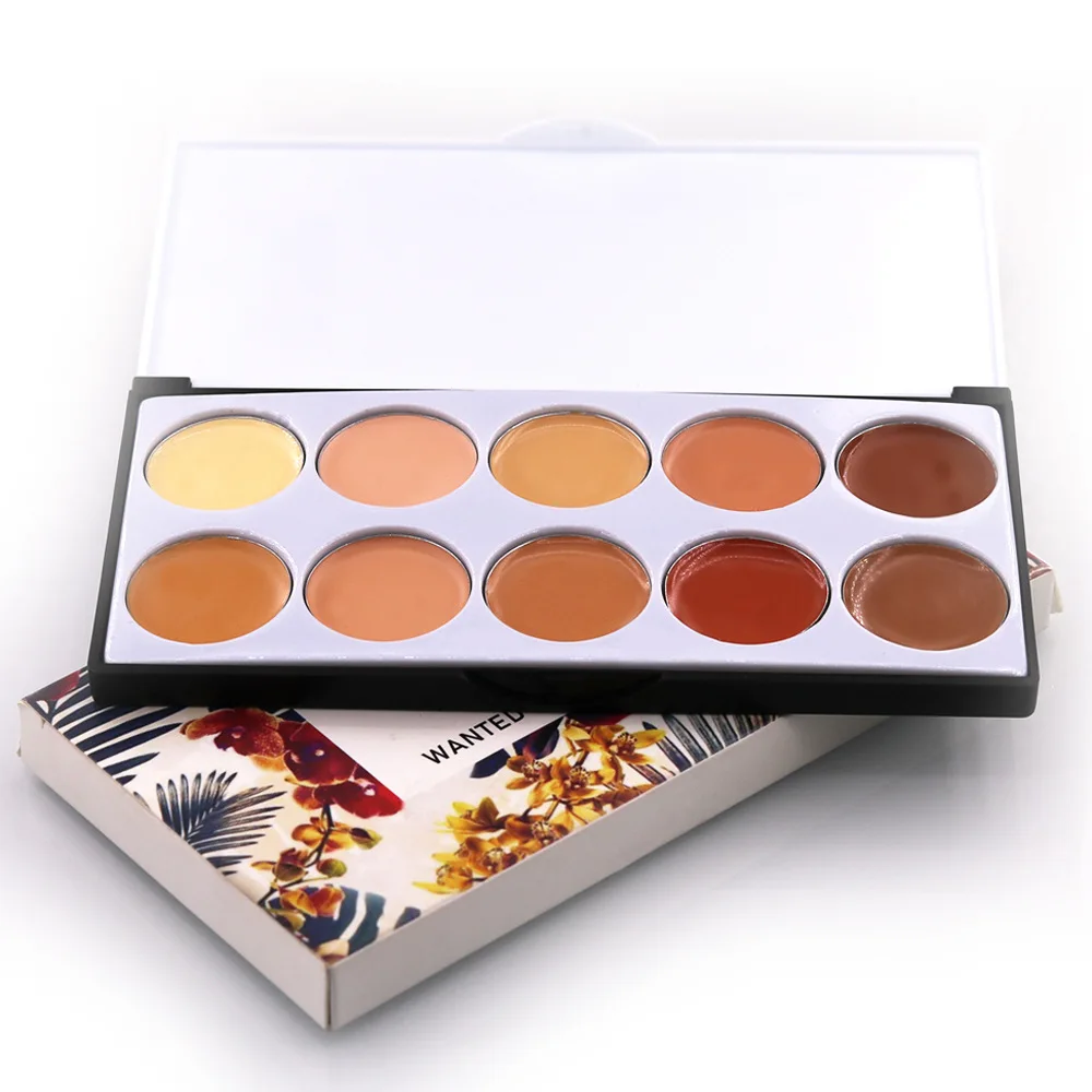Natural Professional Concealer Palettes 10 Colors makeup Foundation Facial Face Cream Cosmetic contour palette concealer palette
Natural Professional Concealer Palettes 10 Colors makeup Foundation Facial Face Cream Cosmetic contour palette concealer palette