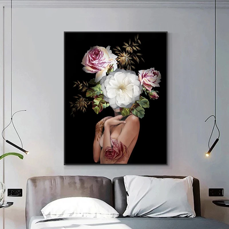 Naked Woman With Flowers On Head On Canvas Print Nordic Poster Wall Art Picture For Living Room Home Decoration Frameless
Naked Woman With Flowers On Head On Canvas Print Nordic Poster Wall Art Picture For Living Room Home Decoration Frameless