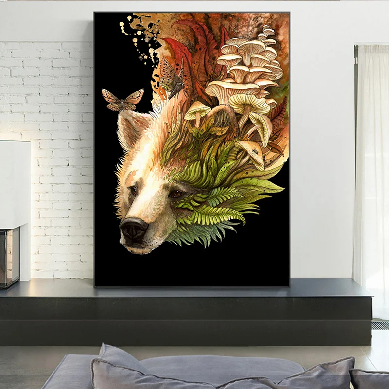 Japanese Style Abstract Anime Animal Poster Mystery Bear Print Canvas Painting Picture Art Wall Decoration Room Poster and Print
Japanese Style Abstract Anime Animal Poster Mystery Bear Print Canvas Painting Picture Art Wall Decoration Room Poster and Print