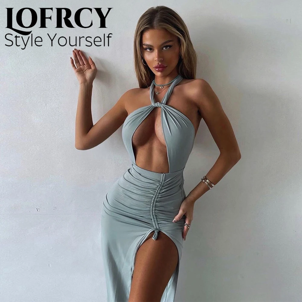 Длинное сексуальное платье Lofrcy, летняя одежда для женщин, Клубное платье с лямкой на шее и открытой спиной
Длинное сексуальное платье Lofrcy, летняя одежда для женщин, Клубное платье с лямкой на шее и открытой спиной