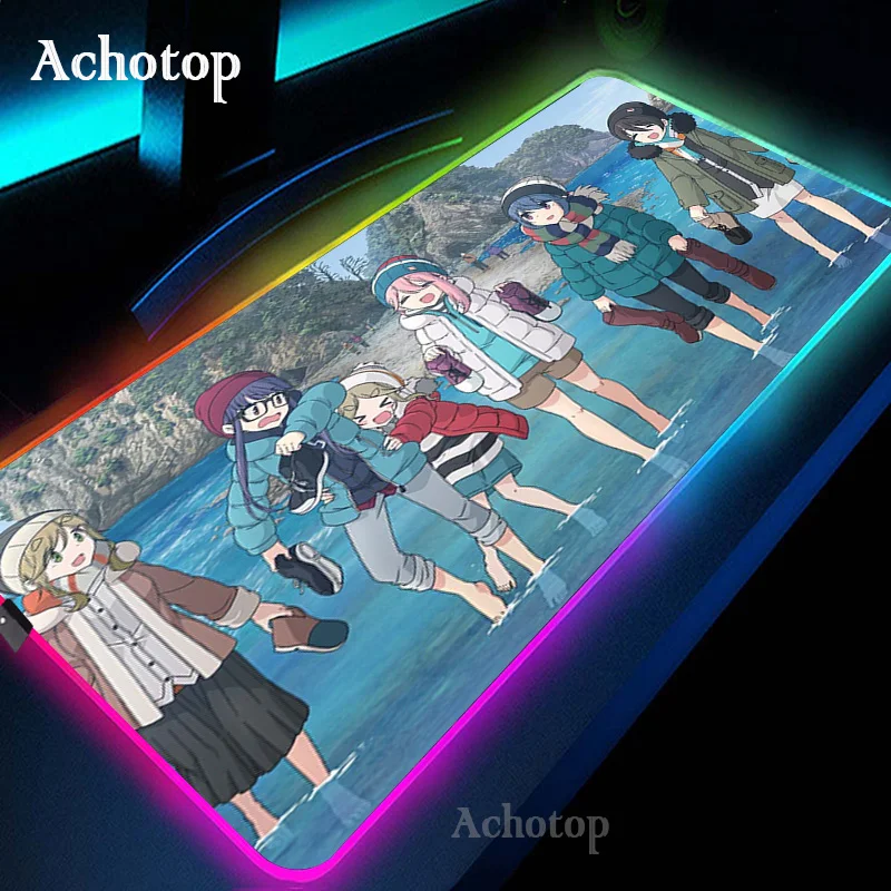 Yuru Camp 900X400 LED RGB Gaming Mouse Pad USB Luminous Colorful Large Gamer Computer Keyboard Mousepad Blanket Desk Mat For PC
Yuru Camp 900X400 LED RGB Gaming Mouse Pad USB Luminous Colorful Large Gamer Computer Keyboard Mousepad Blanket Desk Mat For PC