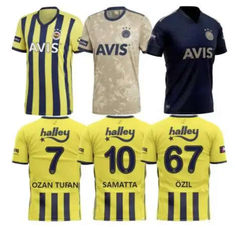 

20 21 Fenerbahce soccer jerseys 2020 2021 CAMISETAS DE FTBOL home Mesut zil Ozan Tufan Perotti Samatta Camiseta football shirt