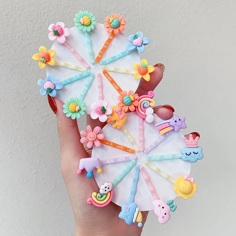 10 шт./компл. новые милые заколки для волос для девочек Красочные заколки для волос с цветами из мультфильмов яркие заколки для волос Детские ...
10 шт./компл. новые милые заколки для волос для девочек Красочные заколки для волос с цветами из мультфильмов яркие заколки для волос Детские ...