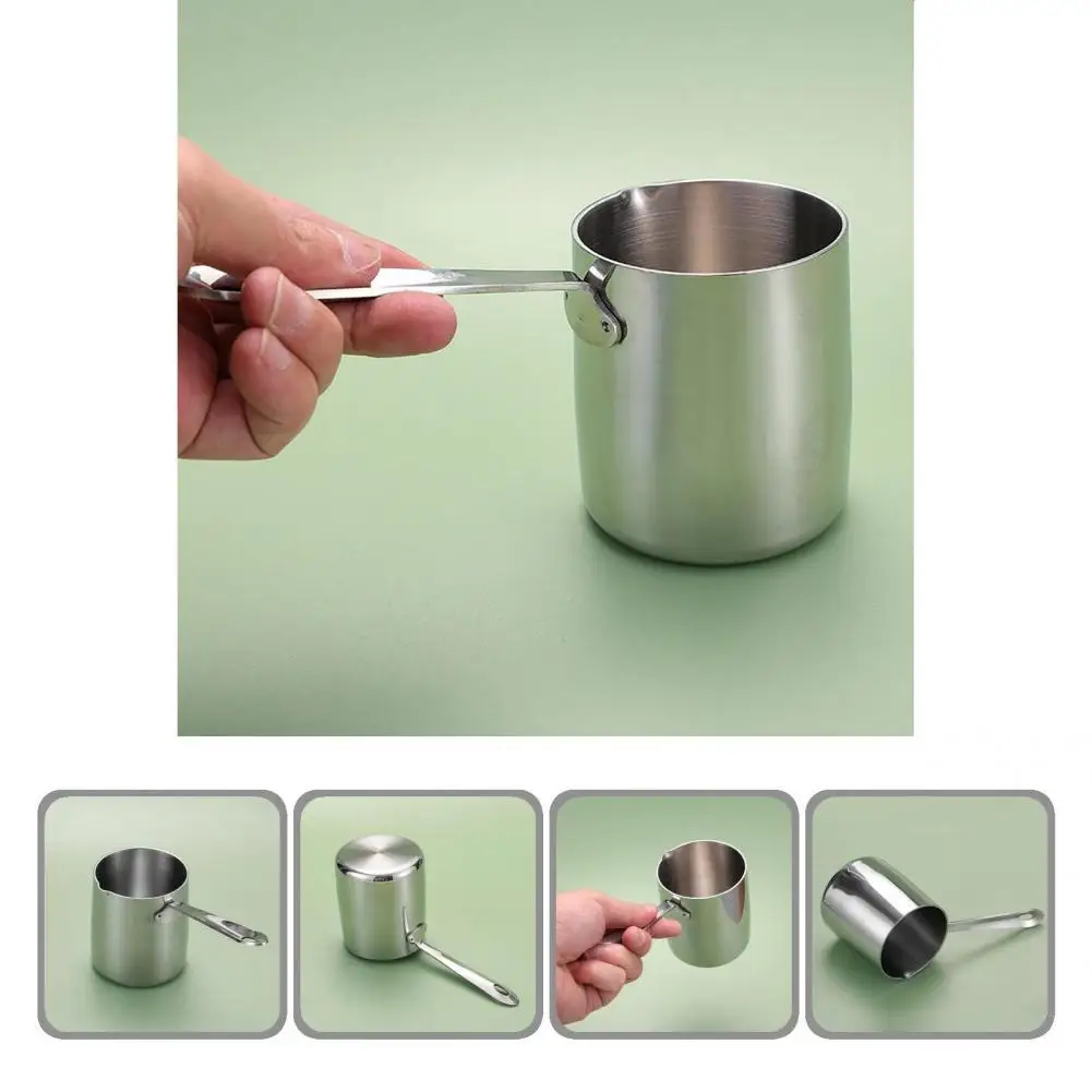 Silver Color High Quality Practical Small Butter Heating Pot Stainless Steel Melting Pot Heat-resistant Kitchen Tools
Silver Color High Quality Practical Small Butter Heating Pot Stainless Steel Melting Pot Heat-resistant Kitchen Tools