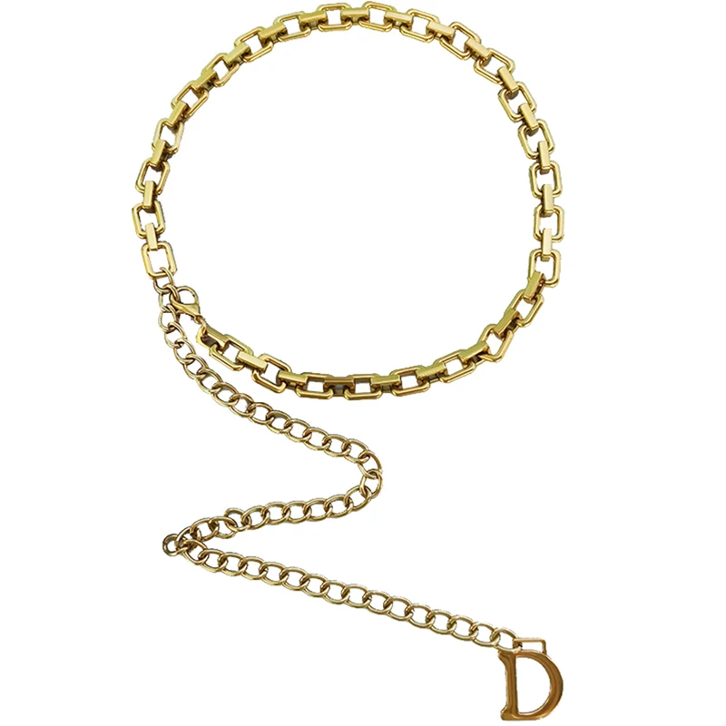 Luxury Unique Designed D Letter Waist Chains Female High End Alloy Metal Belt for Dress and Suits Accessories Gift
Luxury Unique Designed D Letter Waist Chains Female High End Alloy Metal Belt for Dress and Suits Accessories Gift