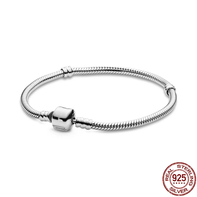 HOT SALE 9 Style Classic 925 Sterling Silver Original 3mm Bracelets For Bead Charms DIY Jewelry Fashion Women Gift Dorpshipping
HOT SALE 9 Style Classic 925 Sterling Silver Original 3mm Bracelets For Bead Charms DIY Jewelry Fashion Women Gift Dorpshipping