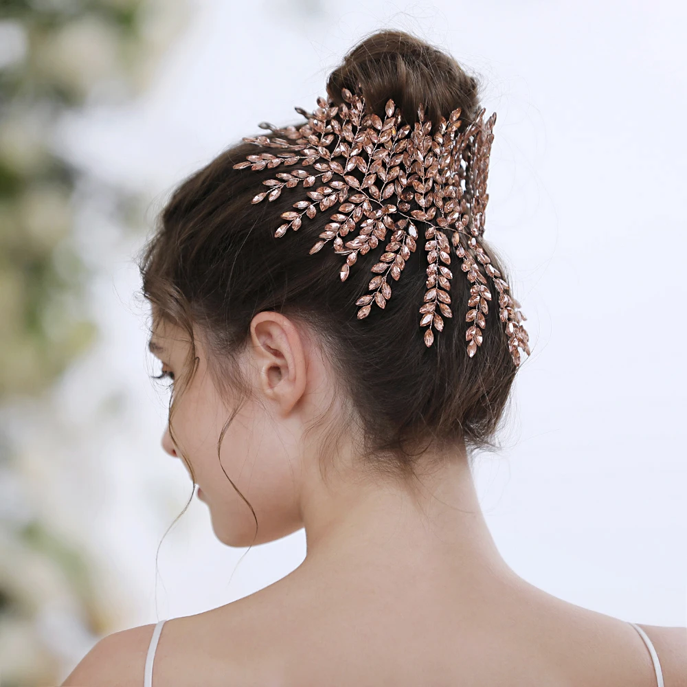 Hair Accessories Bridal Tiaras Diamond Wedding Headdress Bridal Hair Jewelry Rhinestone Headband Bridal Headpieces for Women
Hair Accessories Bridal Tiaras Diamond Wedding Headdress Bridal Hair Jewelry Rhinestone Headband Bridal Headpieces for Women