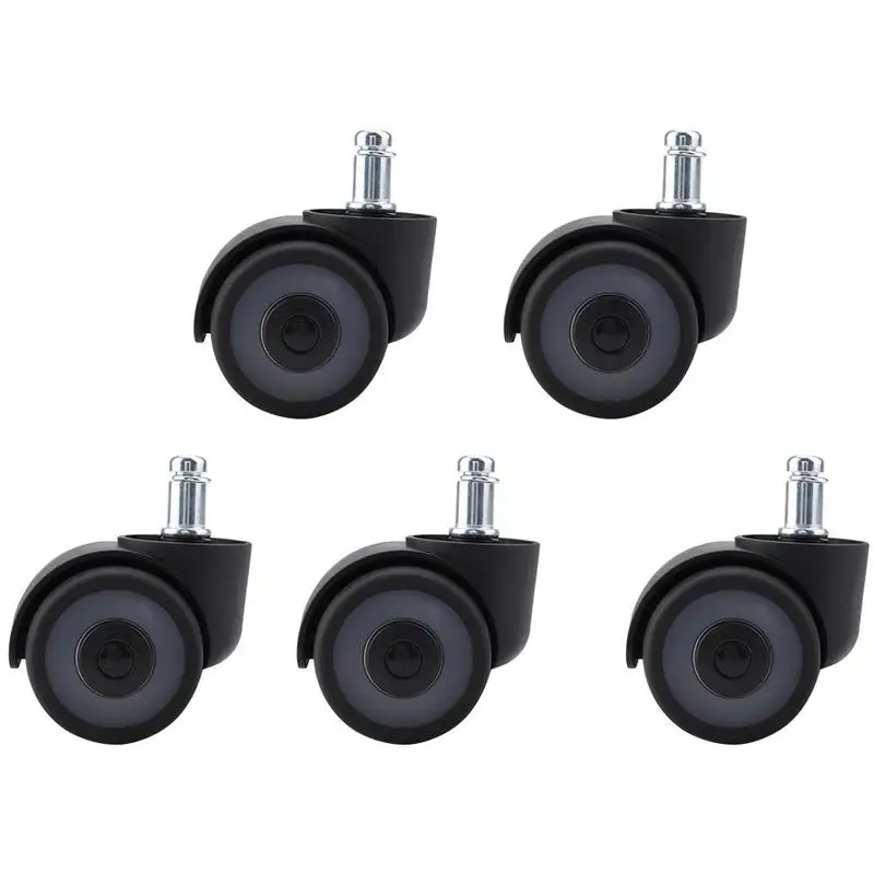 5Pcs 2" Rubber Office Chair Wheels 50KG 360 Degree Universal Mute Swivel Roller Replacement Chair Crib Caster Furniture Hardware
5Pcs 2" Rubber Office Chair Wheels 50KG 360 Degree Universal Mute Swivel Roller Replacement Chair Crib Caster Furniture Hardware