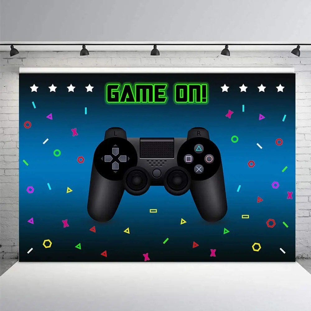 Video Game Party Photo Studio Booth Background Props Gaming Boy Game on Birthday Party Decorations Banner Black Backdrops
Video Game Party Photo Studio Booth Background Props Gaming Boy Game on Birthday Party Decorations Banner Black Backdrops