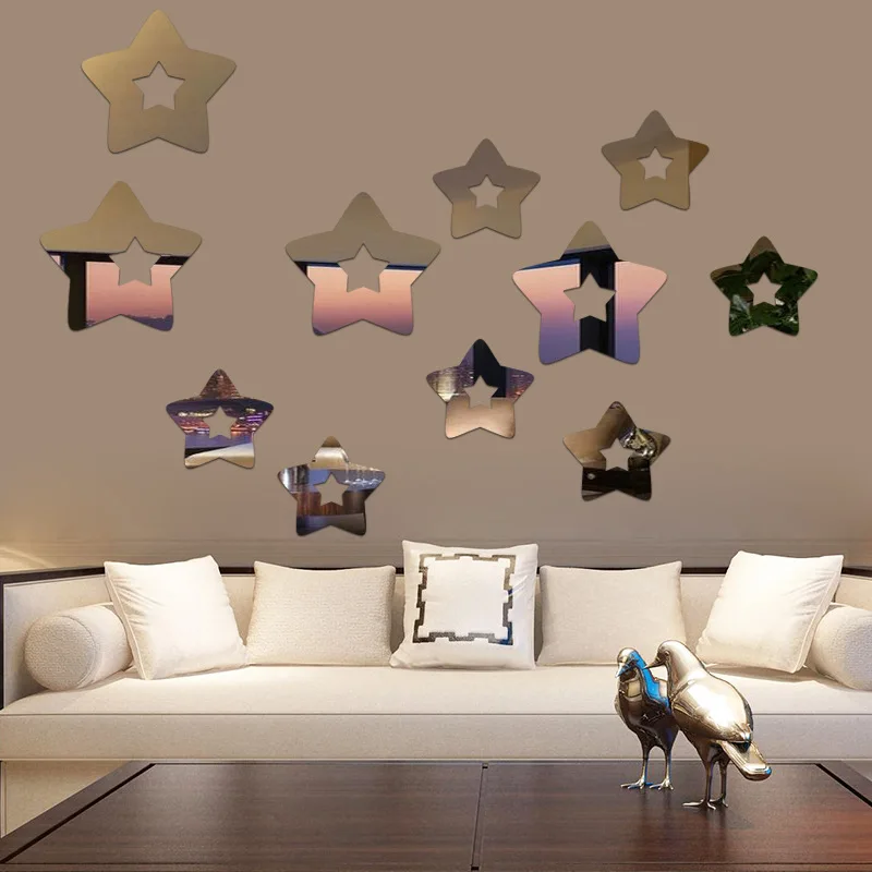 A Set Of Hollow Stars Creative Combination Acrylic Mirror Wall Sticker 3D Three Dimensional Living Room Bedroom Porch Home Decor
A Set Of Hollow Stars Creative Combination Acrylic Mirror Wall Sticker 3D Three Dimensional Living Room Bedroom Porch Home Decor