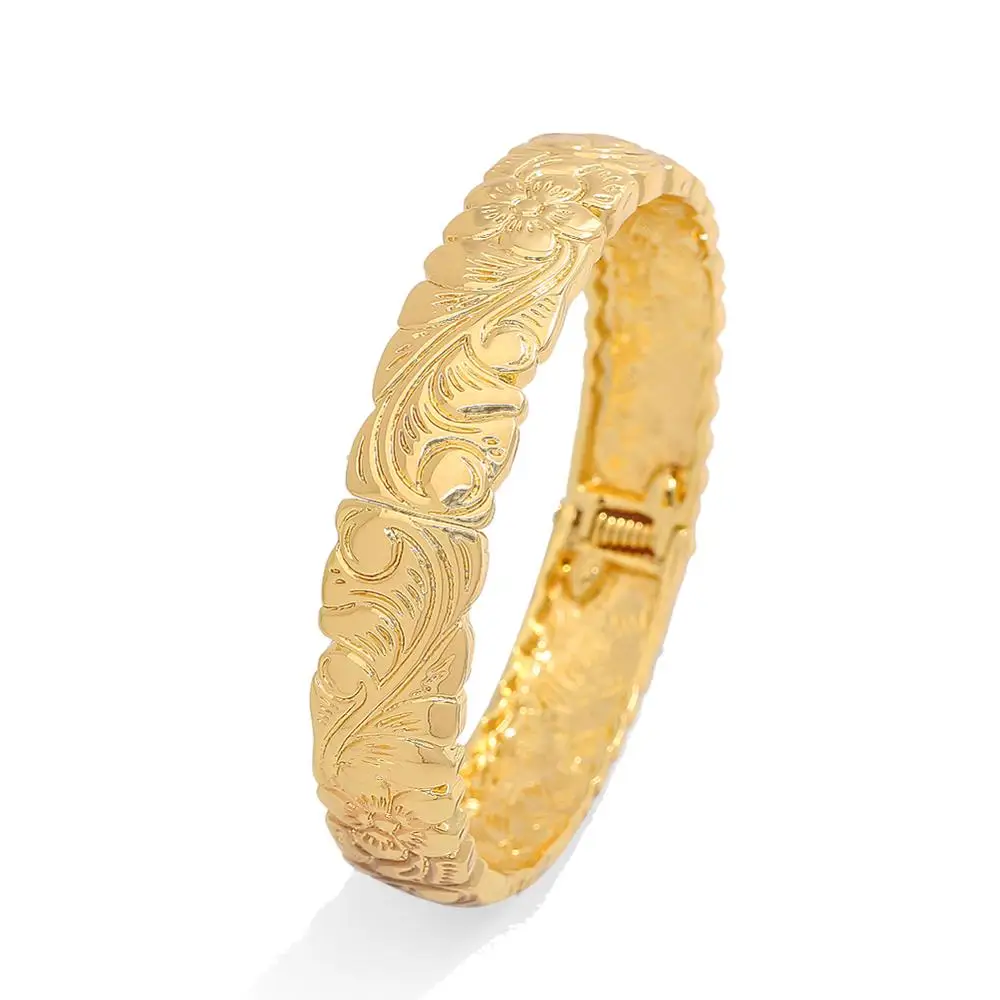 SophiaXuan Big Gold Bangles for Women Female Luxury Brand Statement Jewelry Bangle Bracelet Vintage Metal Wedding Party 2021
SophiaXuan Big Gold Bangles for Women Female Luxury Brand Statement Jewelry Bangle Bracelet Vintage Metal Wedding Party 2021