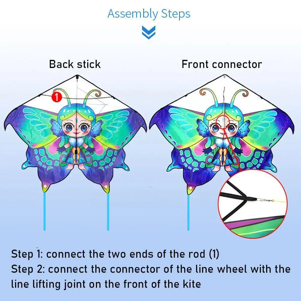 Butterflies Fairy Kite Children's Breeze Easy To Fly 2021 Tail Cartoon String Adult Long New Kite Kite M0R8
Butterflies Fairy Kite Children's Breeze Easy To Fly 2021 Tail Cartoon String Adult Long New Kite Kite M0R8