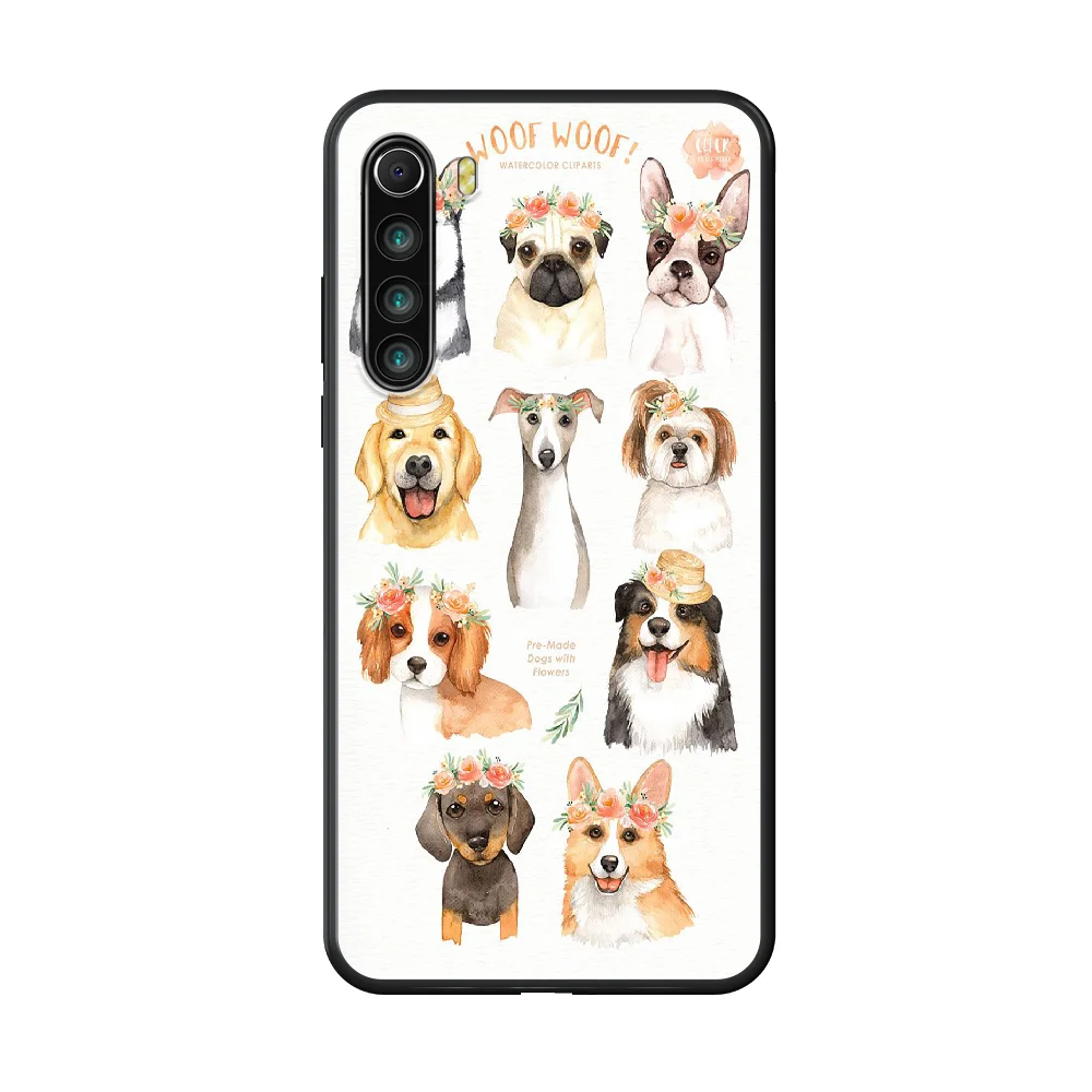 Puppies Phone case For Xiaomi Redmi Note 8T 8 9 7 7A 8 8A 4 5 9S Pro black bumper silicone cover luxury Etui painting prime art
Puppies Phone case For Xiaomi Redmi Note 8T 8 9 7 7A 8 8A 4 5 9S Pro black bumper silicone cover luxury Etui painting prime art