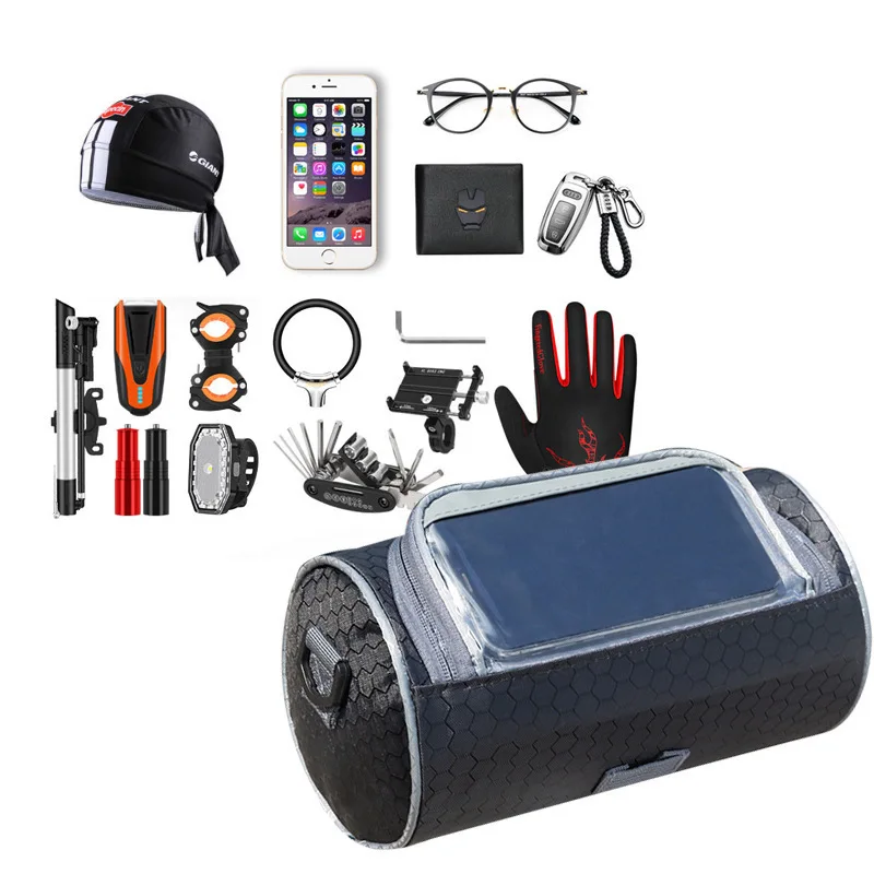 Handlebar Touch Screen Cell Mobile Phone Bag Frame Front Top Tube Storage Pouch Waterproof MTB Road Large Capacity Bicycle Bags
Handlebar Touch Screen Cell Mobile Phone Bag Frame Front Top Tube Storage Pouch Waterproof MTB Road Large Capacity Bicycle Bags