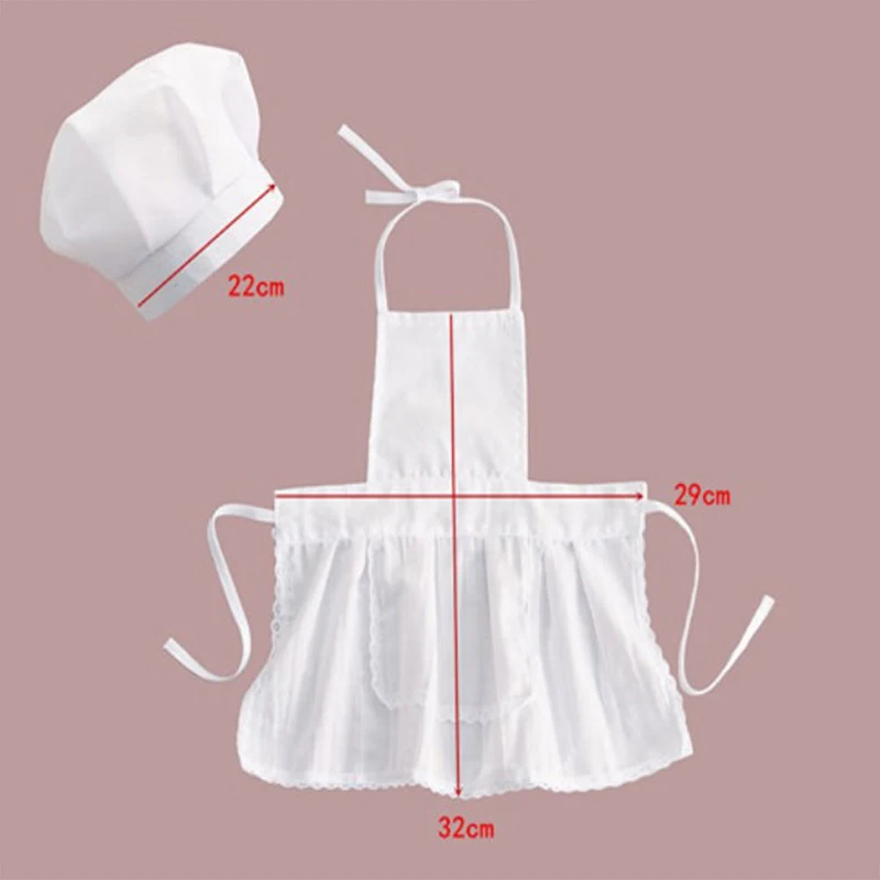 Cute Baby Chef Apron&Hat For Kids Costumes Cotton Blended Chef Baby White Cook Costume Photos Photography Prop doll Hat Apron
Cute Baby Chef Apron&Hat For Kids Costumes Cotton Blended Chef Baby White Cook Costume Photos Photography Prop doll Hat Apron