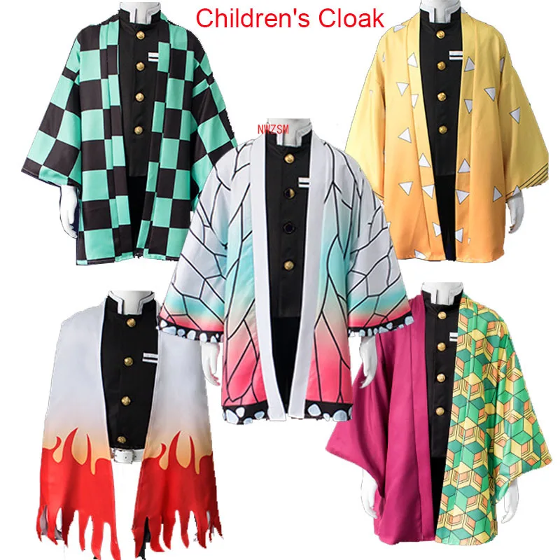 Demon Slayer Kimetsu no Yaiba Kids Cosplay Costume Kamado Tanjirou Children's Coat Japanese Kimono Cloak Kochou Shinobu
Demon Slayer Kimetsu no Yaiba Kids Cosplay Costume Kamado Tanjirou Children's Coat Japanese Kimono Cloak Kochou Shinobu