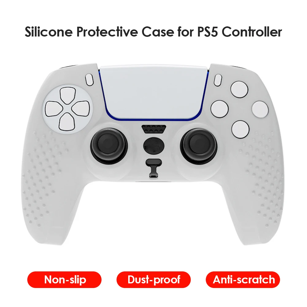 Silicone Gamepad Protective Case Game Playing Elements Shell Lightweight for Sony PS5 Controller Drop-Proof Case
Silicone Gamepad Protective Case Game Playing Elements Shell Lightweight for Sony PS5 Controller Drop-Proof Case