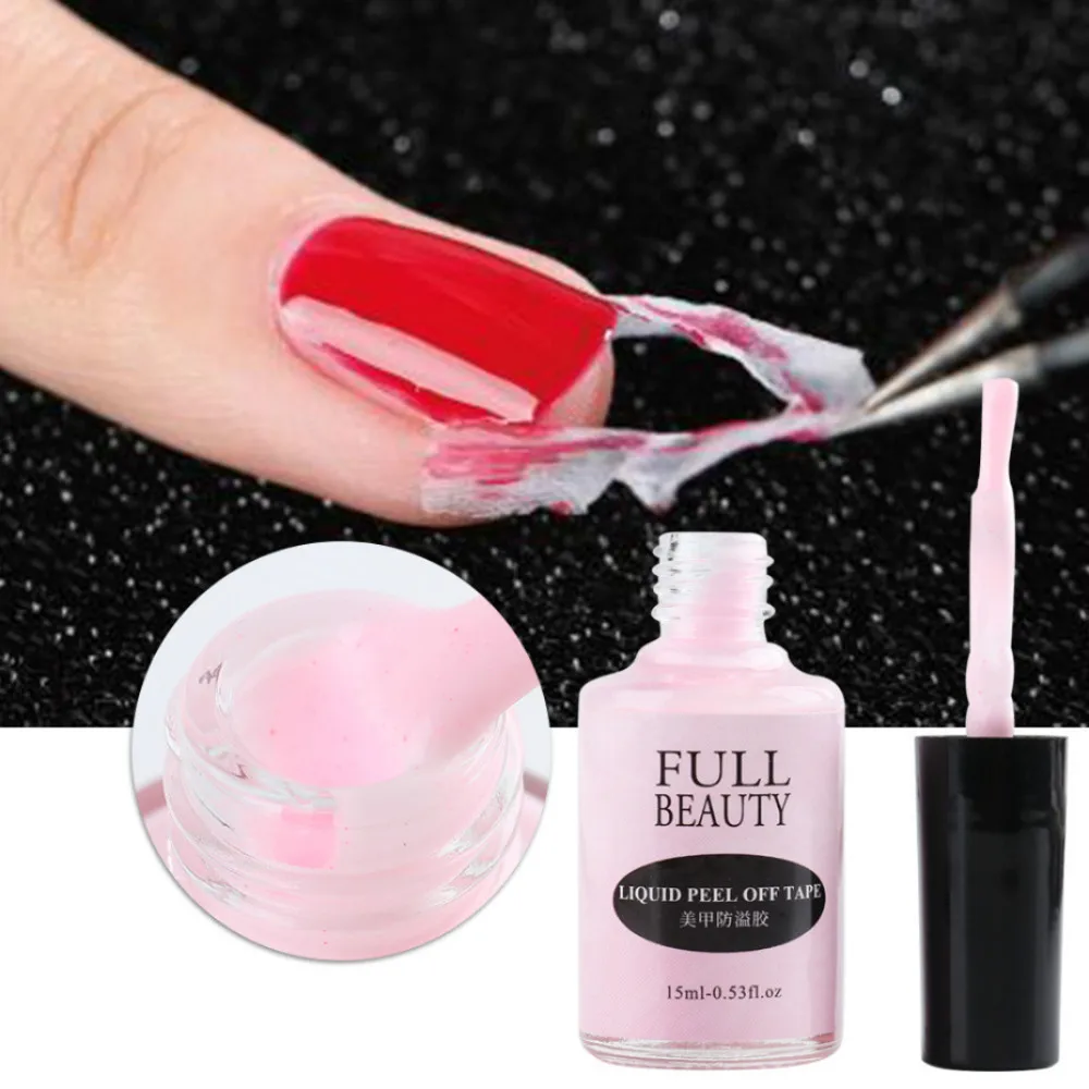15ml Nail Polish Liquid Peel Off Tape Protect Glue Varnish Anti-spill Latex Fast Dry Skin Care Nail Gel Nail-glue Fast-drying
15ml Nail Polish Liquid Peel Off Tape Protect Glue Varnish Anti-spill Latex Fast Dry Skin Care Nail Gel Nail-glue Fast-drying